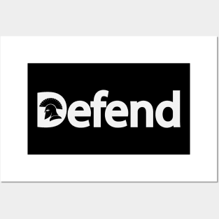 Defend artistic design Posters and Art